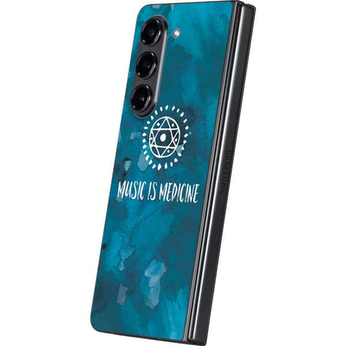 Music is Medicine Galaxy Z Fold5 5G Skin